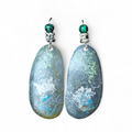 Sea shimmer Pebble form earings