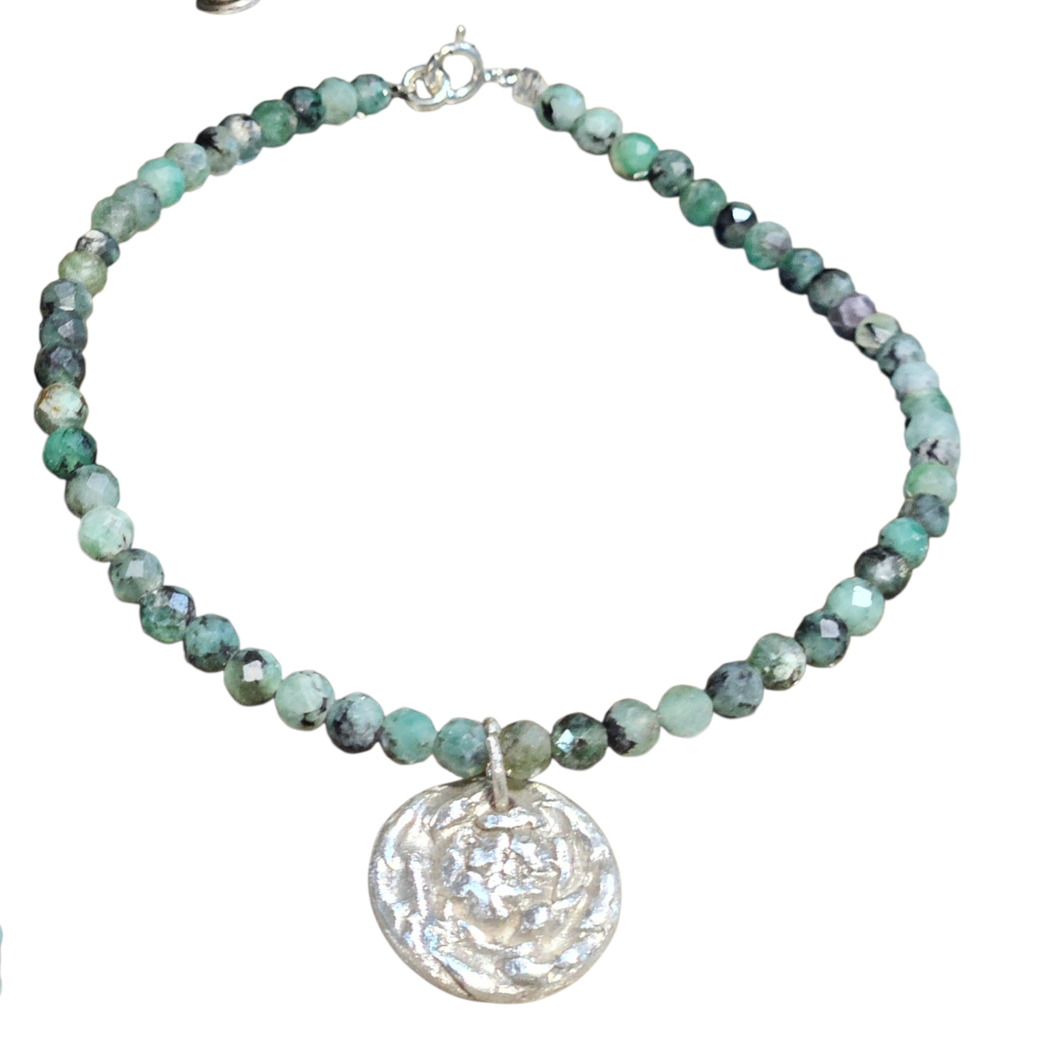 Woodland silver charm braclet